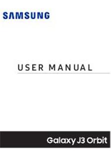 Samsung Galaxy J3 Orbit manual. Smartphone Instructions.